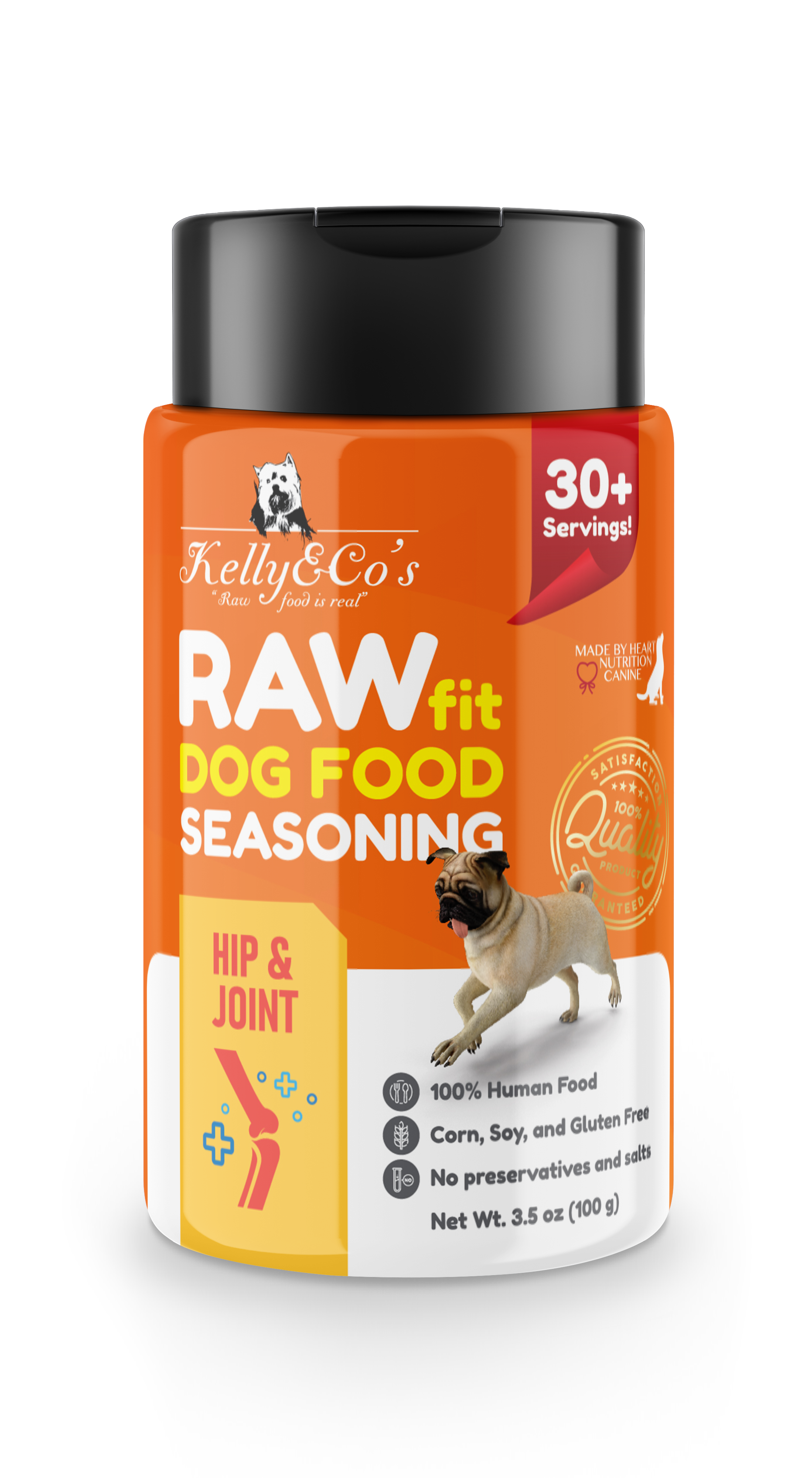Kelly & Co's Freeze-Dried Raw Fit Seasoning for Hip & Joint