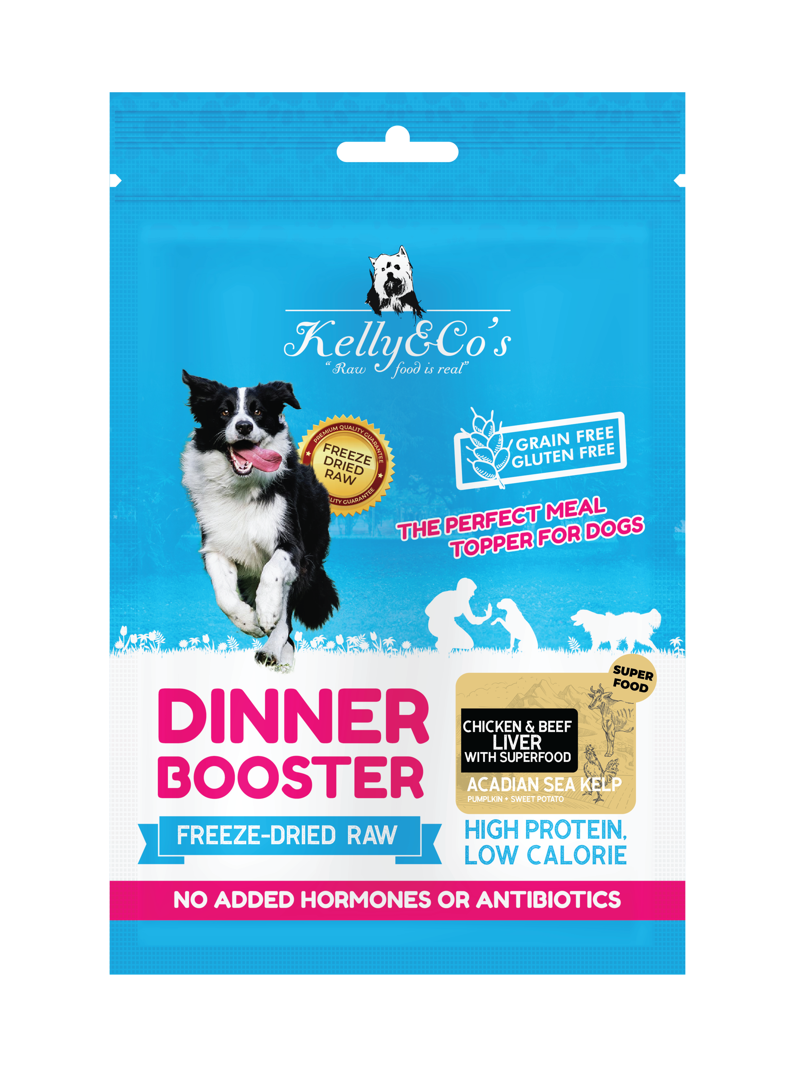 Kelly & Co's Dinner Booster Gold Chicken & Beef Liver with superfood