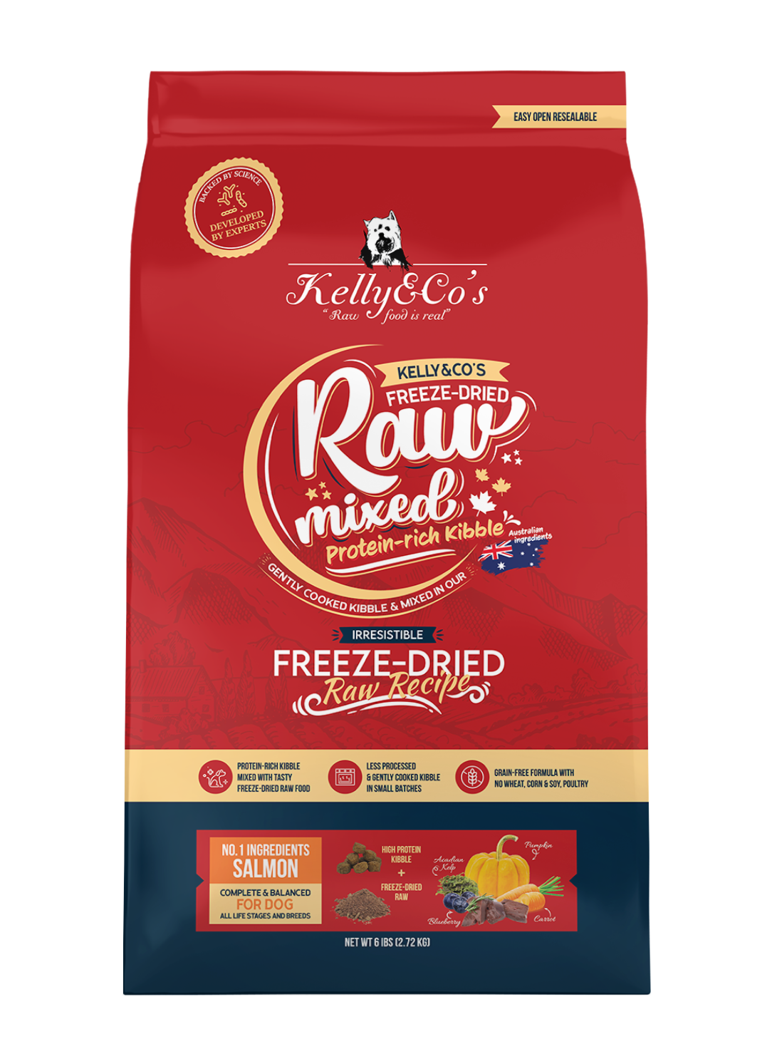 Kelly & Co's Grain-free Raw Coated Beef Liver