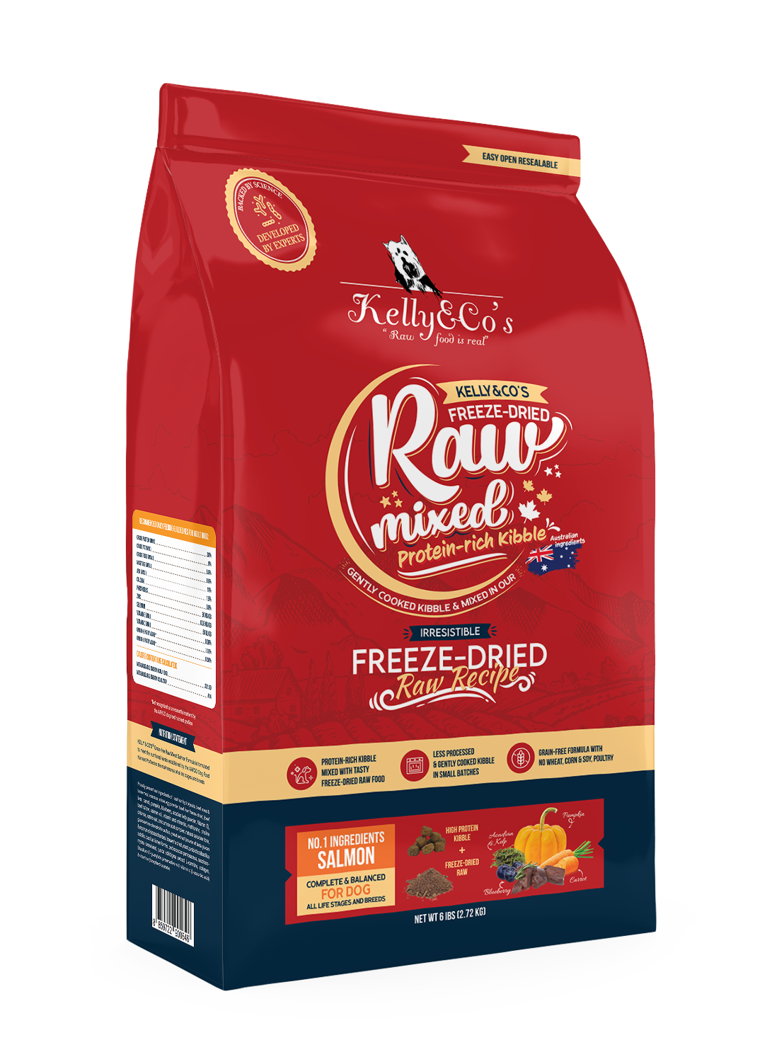 Kelly & Co's Grain-free Raw Coated Beef Liver