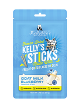 Kelly & Co's Freeze-Dried Stick Goat Milk Blueberry Flavor